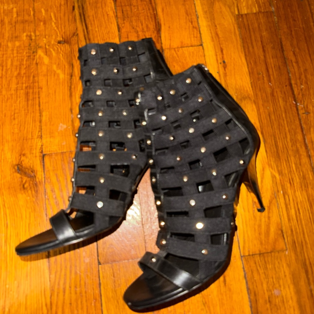 Michael Kors Black Studded Heels